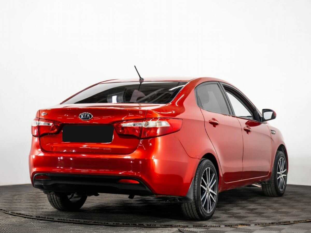 Kia Rio 5-speed, 2012 - фото №4