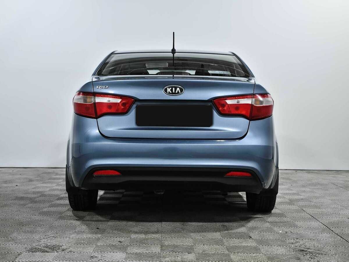 Kia Rio 5-speed, 2012 - фото №4
